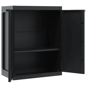 Gartenschrank Schwarz 65x37x85cm