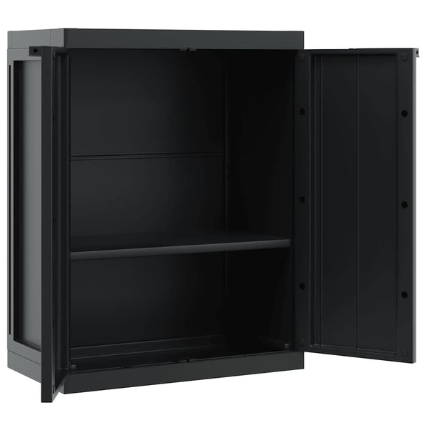 Gartenschrank Schwarz 65x37x85cm