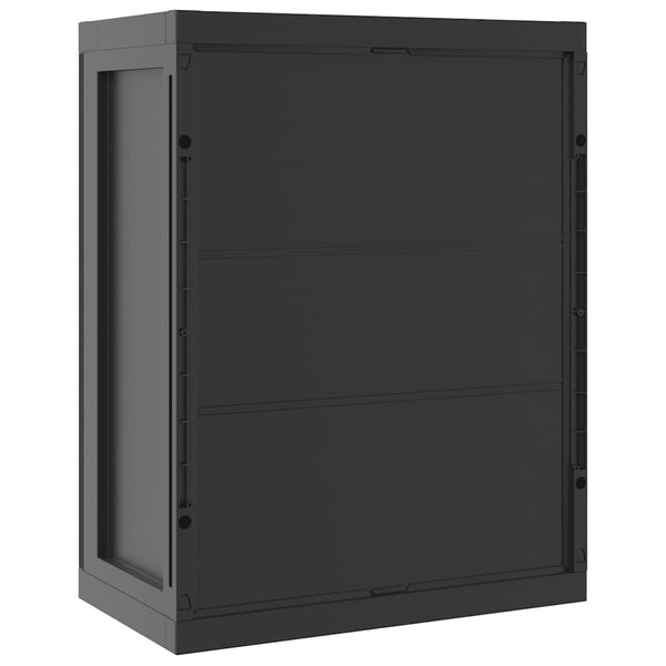Gartenschrank Schwarz 65x37x85cm