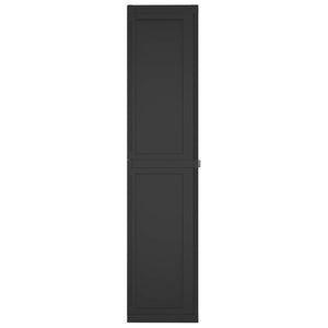 Gartenschrank Schwarz 97x37x165 cm