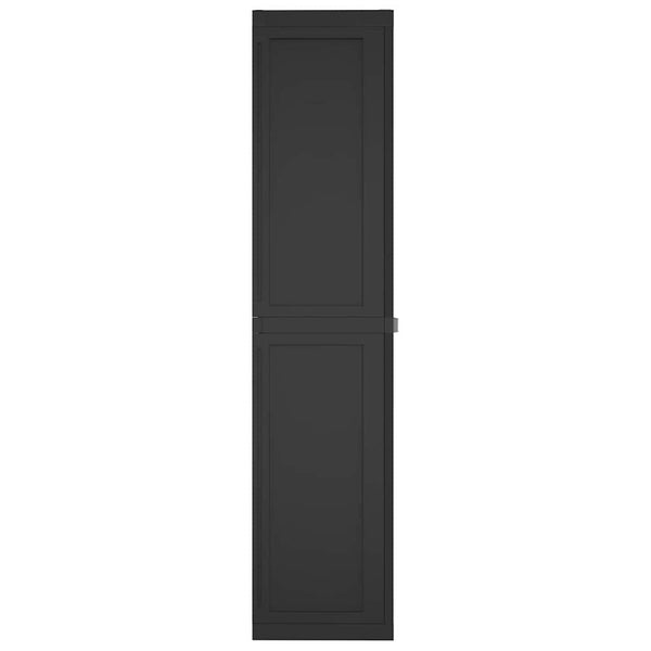 Gartenschrank Schwarz 97x37x165 cm
