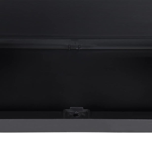 Gartenschrank Schwarz 97x37x165 cm