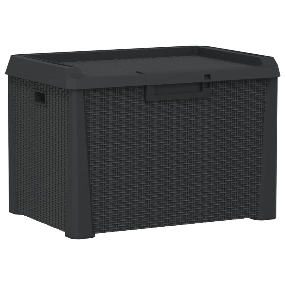 Gartentruhe Anthrazit 125 L