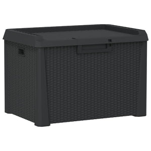 Gartentruhe Anthrazit 125 L