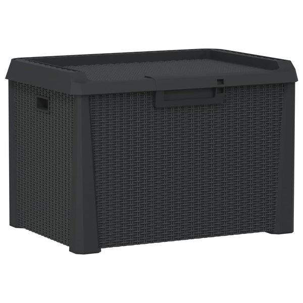 Gartentruhe Anthrazit 125 L