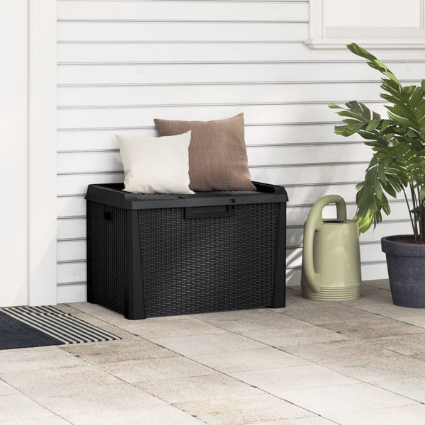 Gartentruhe Anthrazit 125 L
