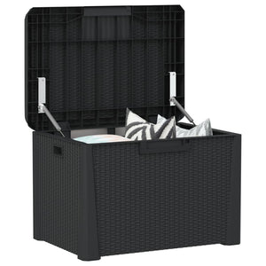 Gartentruhe Anthrazit 125 L