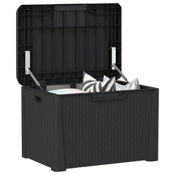 Gartentruhe Anthrazit 125 L