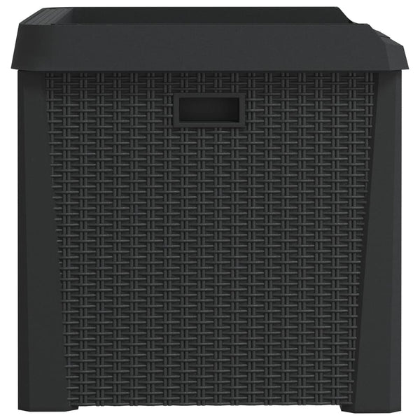 Gartentruhe Anthrazit 125 L