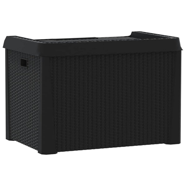 Gartentruhe Anthrazit 125 L