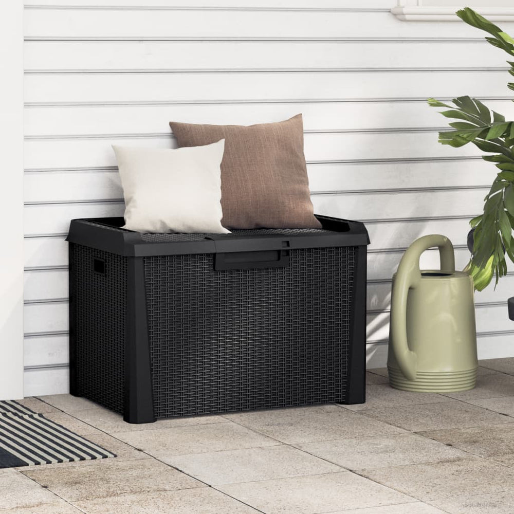 Gartentruhe Anthrazit 125 L