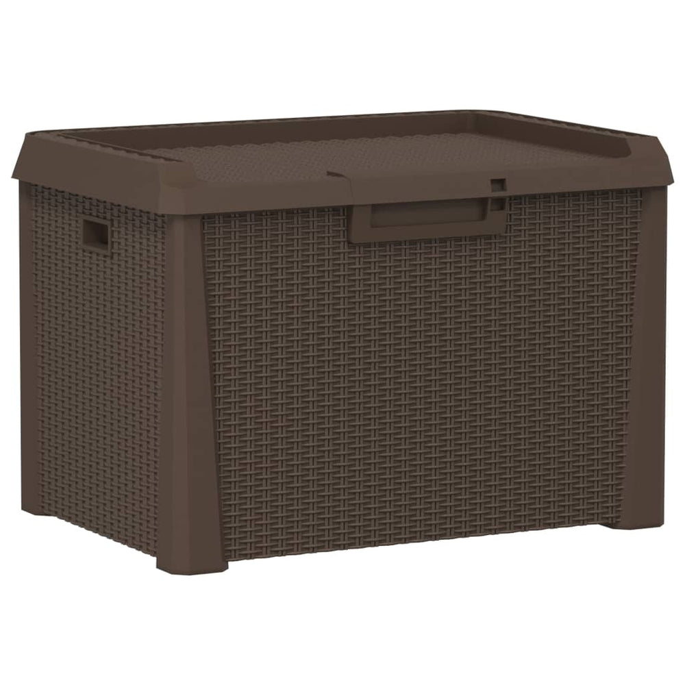 Gartentruhe Braun 125 L