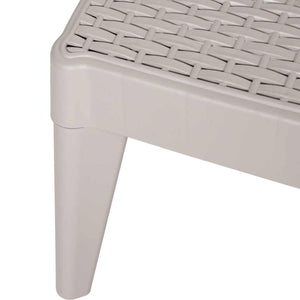 vidaXL Sun Lounger Cappuccino Brown 186x60x29 cm PP