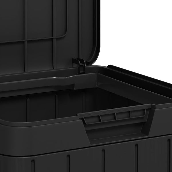 Anthrazit Outdoor Mülltonne 80L