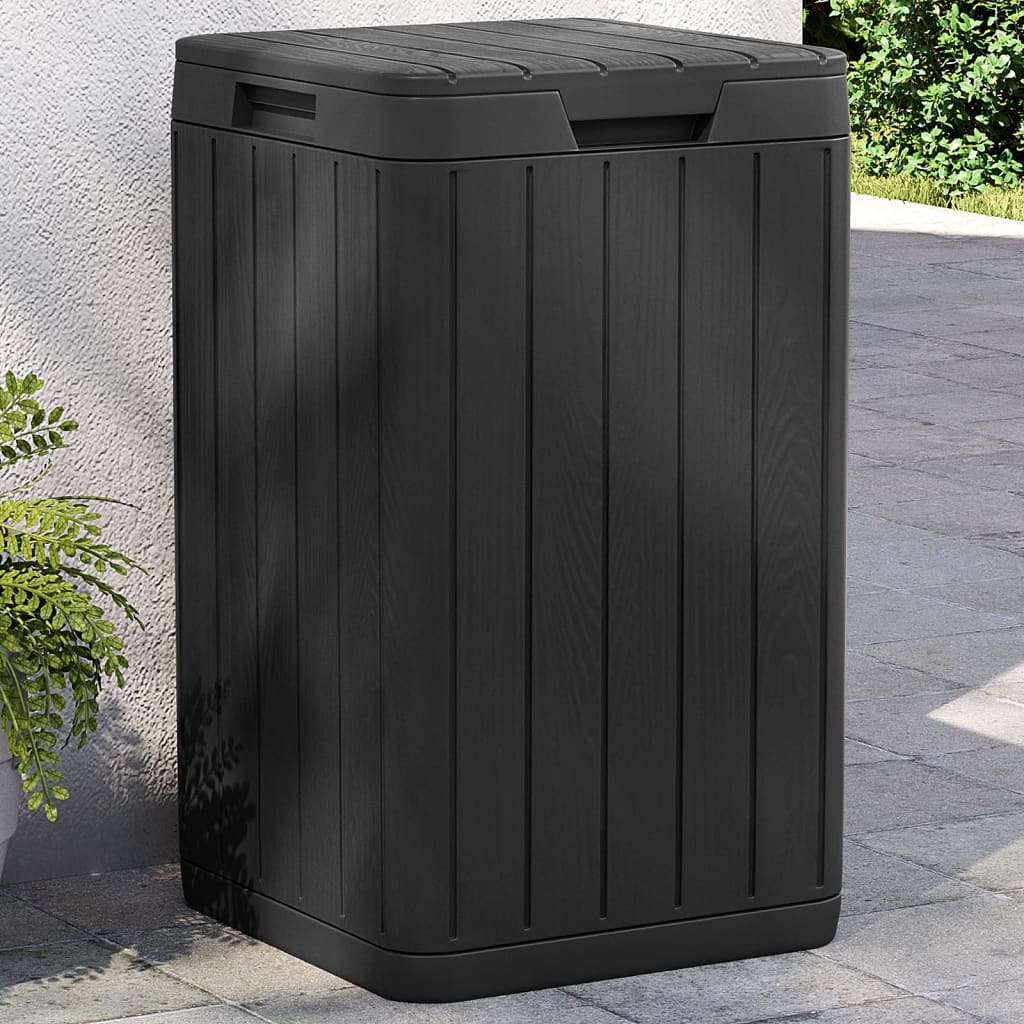 Anthrazit Outdoor Mülltonne 80L