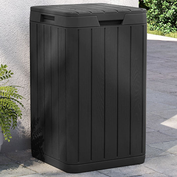 Anthrazit Outdoor Mülltonne 80L