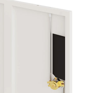Weißer Aktenschrank Stahl 90x40x40 cm