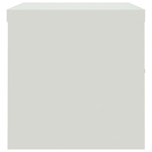 Aktenschrank Hellgrau Stahl 90x40x40 cm