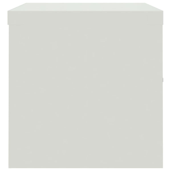 Aktenschrank Hellgrau Stahl 90x40x40 cm