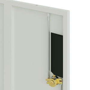 Aktenschrank Hellgrau Stahl 90x40x40 cm