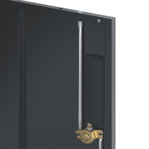 Aktenschrank Anthrazit Stahl 90x40x40cm