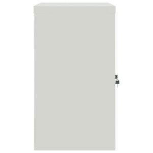 Aktenschrank Hellgrau Stahl 90x40x70 cm