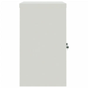 Aktenschrank Stahl Hellgrau/Blau 90x40x70cm