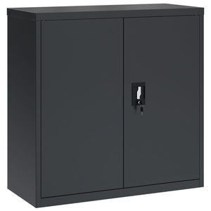 Aktenschrank Stahl Anthrazit 90x90 cm