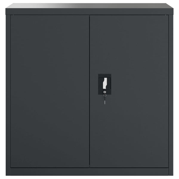 Aktenschrank Stahl Anthrazit 90x90 cm