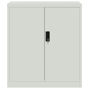 Aktenschrank Stahl Hellgrau 79x40x90 cm