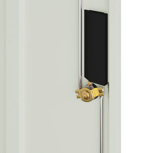Aktenschrank Stahl Hellgrau 79x40x90 cm