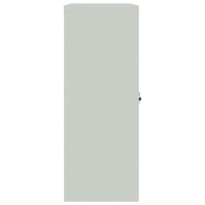 Aktenschrank Stahl Hellgrau 90x40x105cm