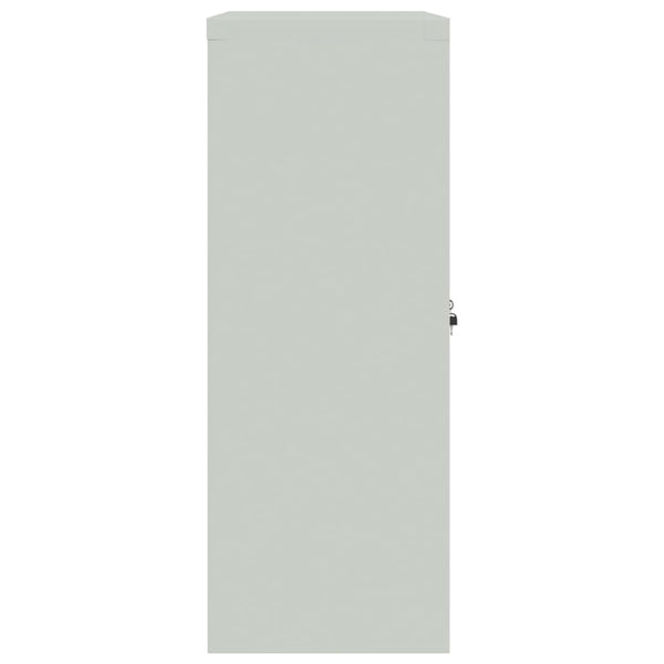 Aktenschrank Stahl Hellgrau 90x40x105cm
