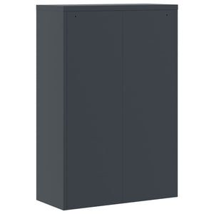 Aktenschrank Anthrazit Stahl 90x40x140 cm