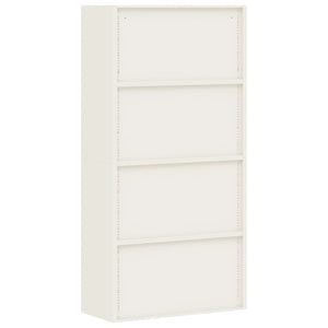 Aktenschrank Stahl Anthrazit/Weiß 90x40x180cm
