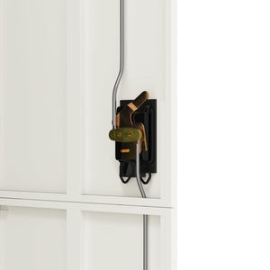 Aktenschrank Stahl Anthrazit/Weiß 90x40x180cm
