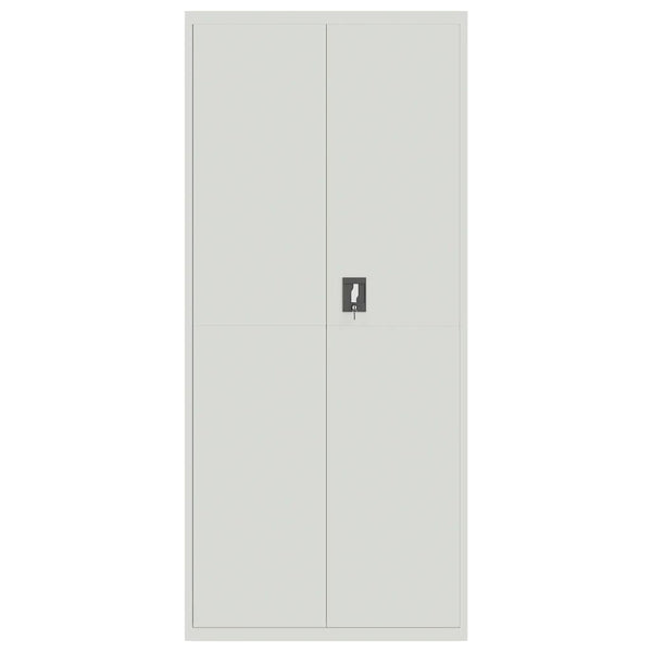 Aktenschrank Stahl Hellgrau 90x40x200cm