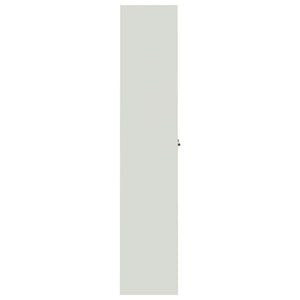 Aktenschrank Stahl Hellgrau 90x40x200cm