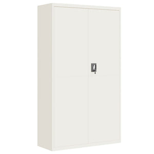 Aktenschrank Weiß Stahl 105x40x180cm