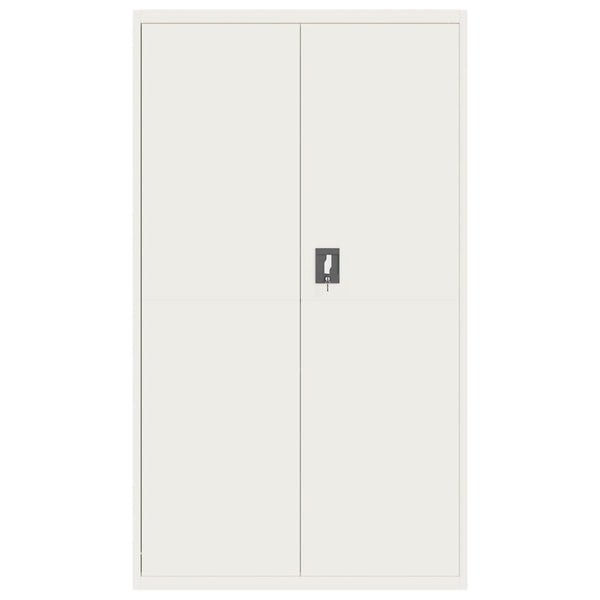 Aktenschrank Weiß Stahl 105x40x180cm