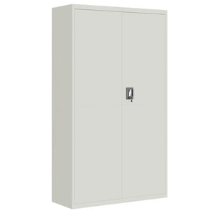 Aktenschrank Stahl Hellgrau 105x40x180 cm