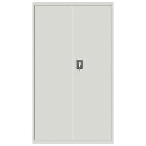 Aktenschrank Stahl Hellgrau 105x40x180 cm