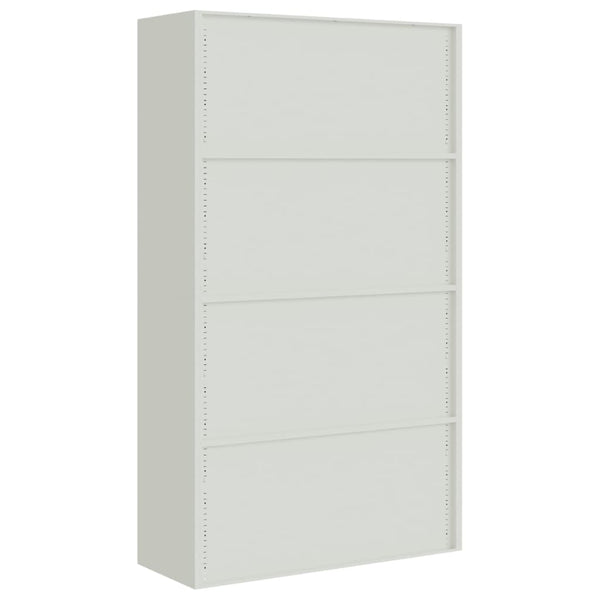 Aktenschrank Stahl Hellgrau 105x40x180 cm