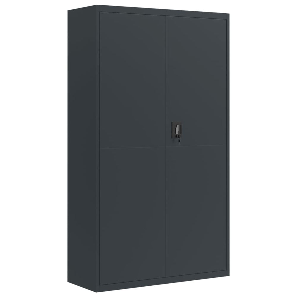 Aktenschrank Anthrazit Stahl 105x180 cm