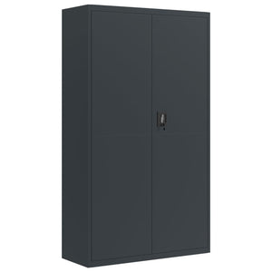 Aktenschrank Anthrazit Stahl 105x180 cm