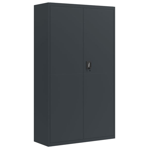 Aktenschrank Anthrazit Stahl 105x180 cm