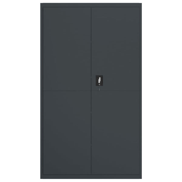 Aktenschrank Anthrazit Stahl 105x180 cm
