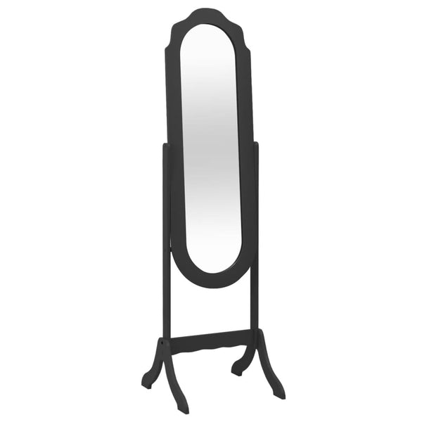 Schwarzer Standspiegel 45,5x160cm