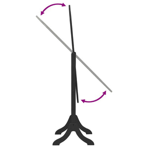 Schwarzer Standspiegel 45,5x160cm
