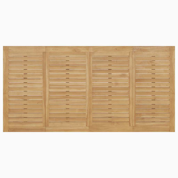 Massivholz Teak Gartentisch 200x100 cm